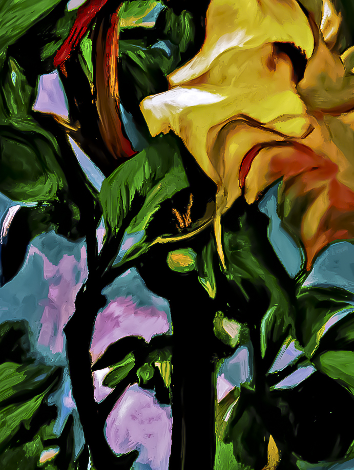 okeeffe in rousseaus garden
