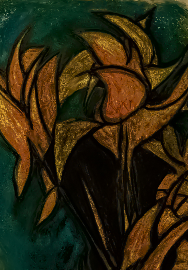 sunflowers in three perspectives